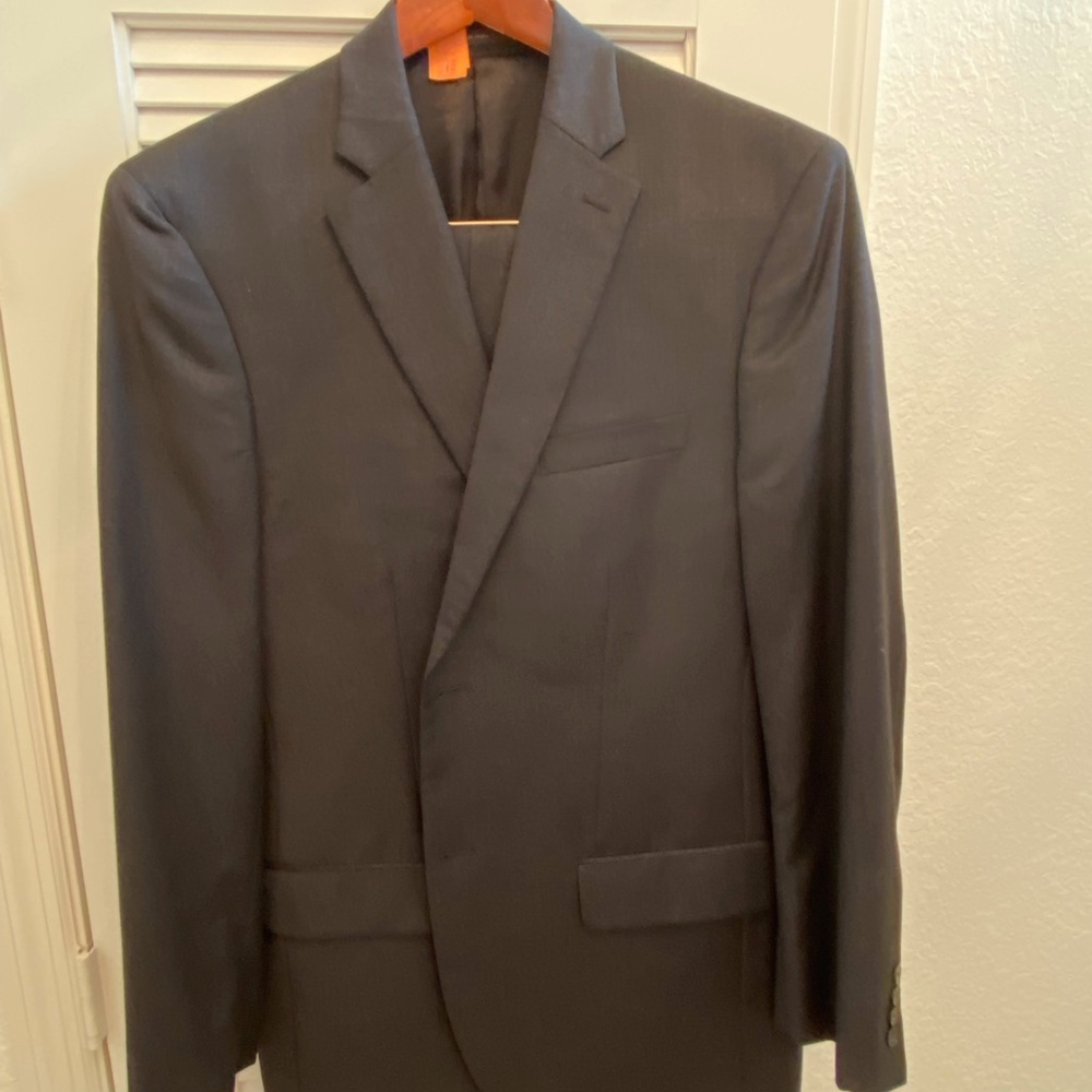Tasso Elba Charcoal Gray executive suit.  Vintage men’s suit